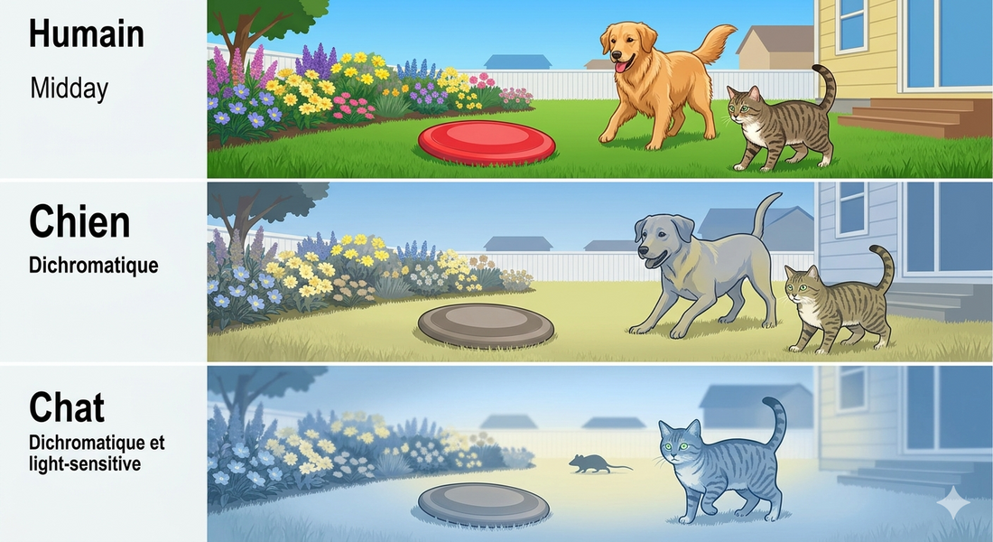 Nos chiens et chats voient-ils vraiment la vie en noir et blanc ? 🐶🐱