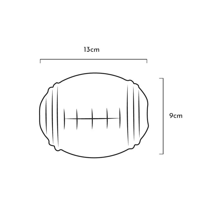 Ballon de football américain en résine organique naturelle pour chien