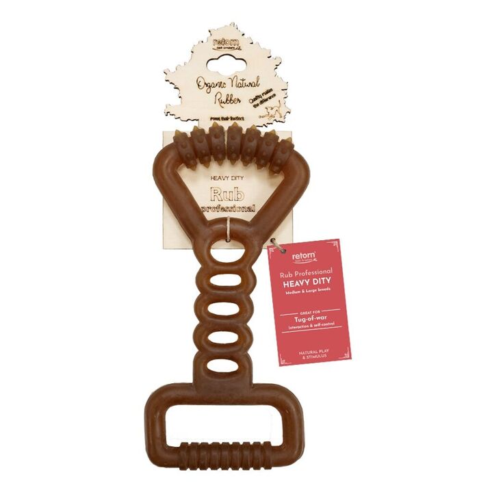 "Tirer à la corde" en résine naturelle pour chien