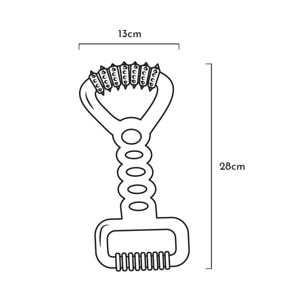 "Tirer à la corde" en résine naturelle pour chien