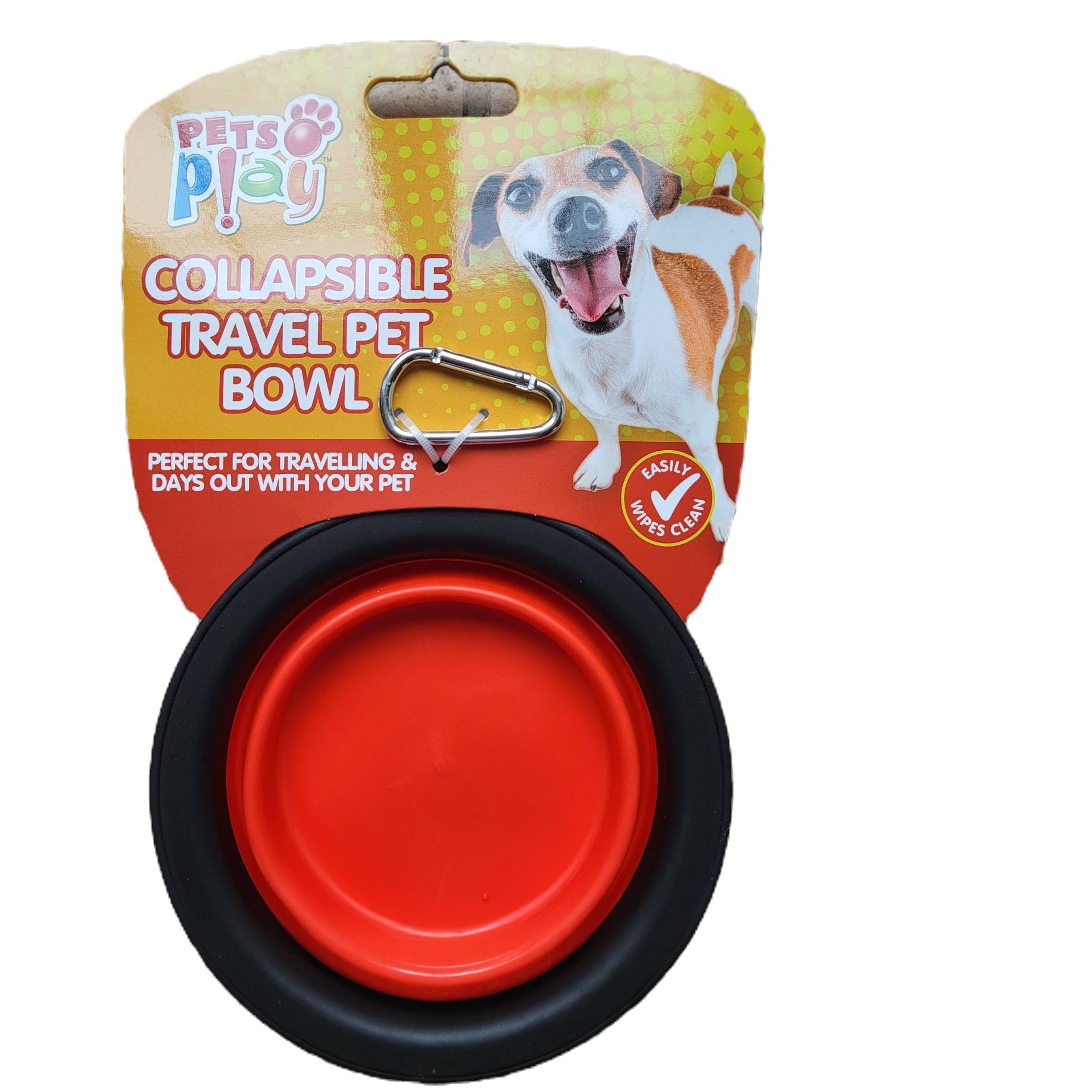 Gamelle de voyage rétractable pour chien - Pets Play