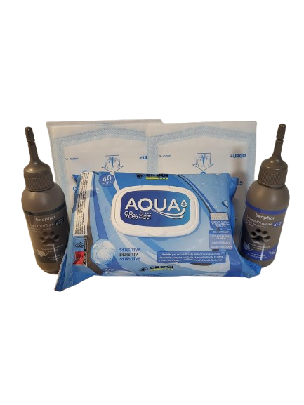 PACK soin pour chien et chat avec lingettes