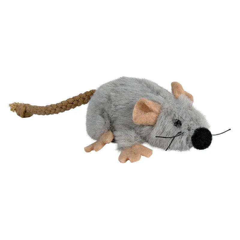 Souris en peluche pour chat Trixie avec menthe à chat