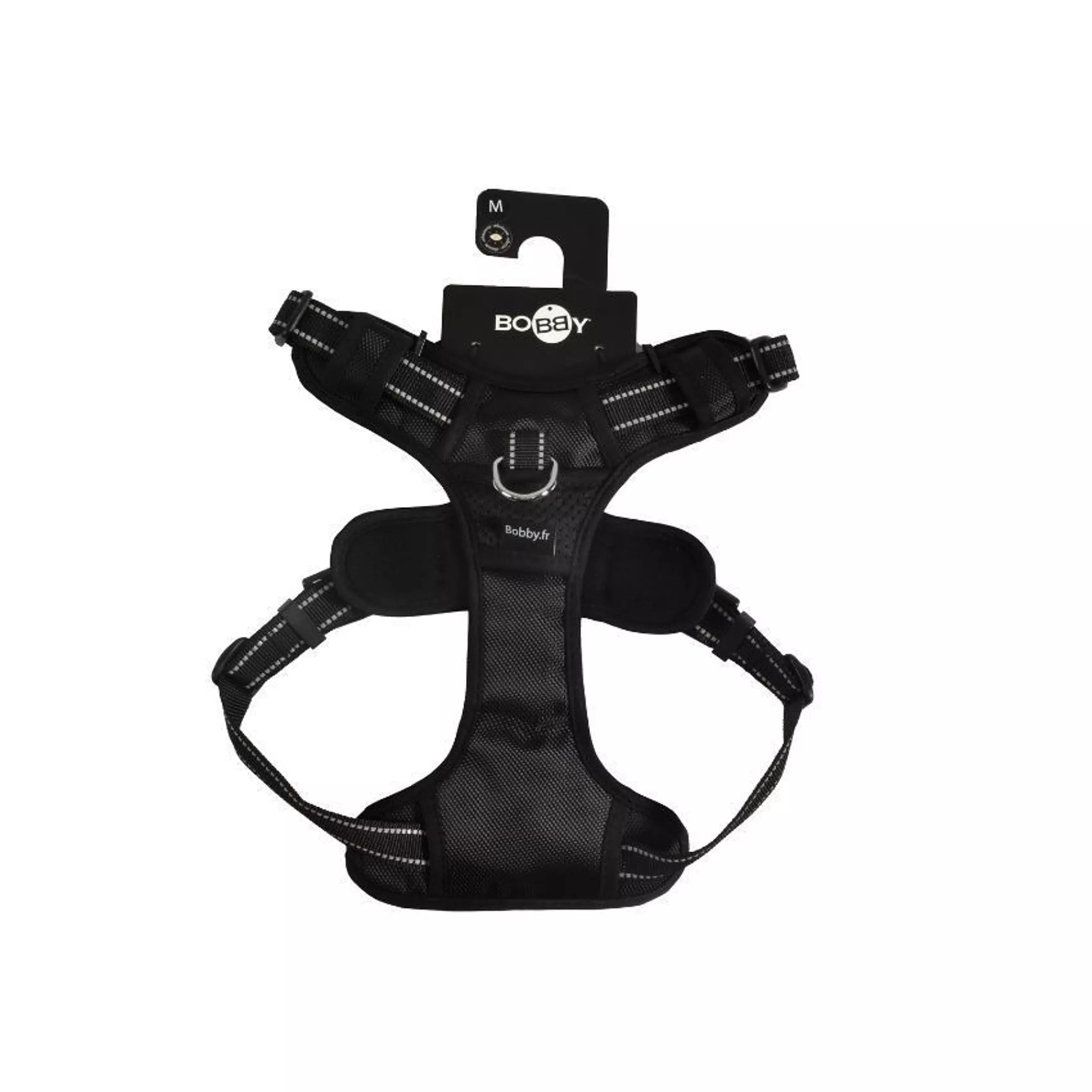 Harnais Bobby confort noir pour chiens