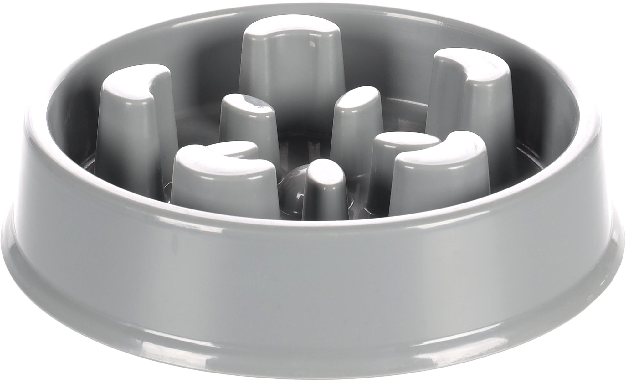 Gamelle anti glouton Baba Slow Feeder gris pour chien - Flamingo