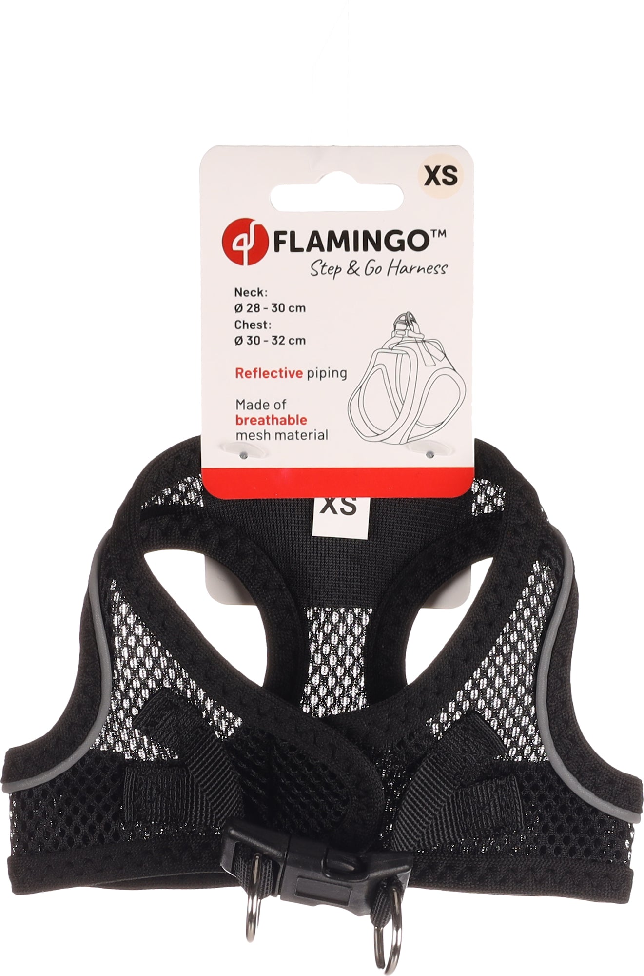 Harnais veste en mesh pour chien FLAMINGO
