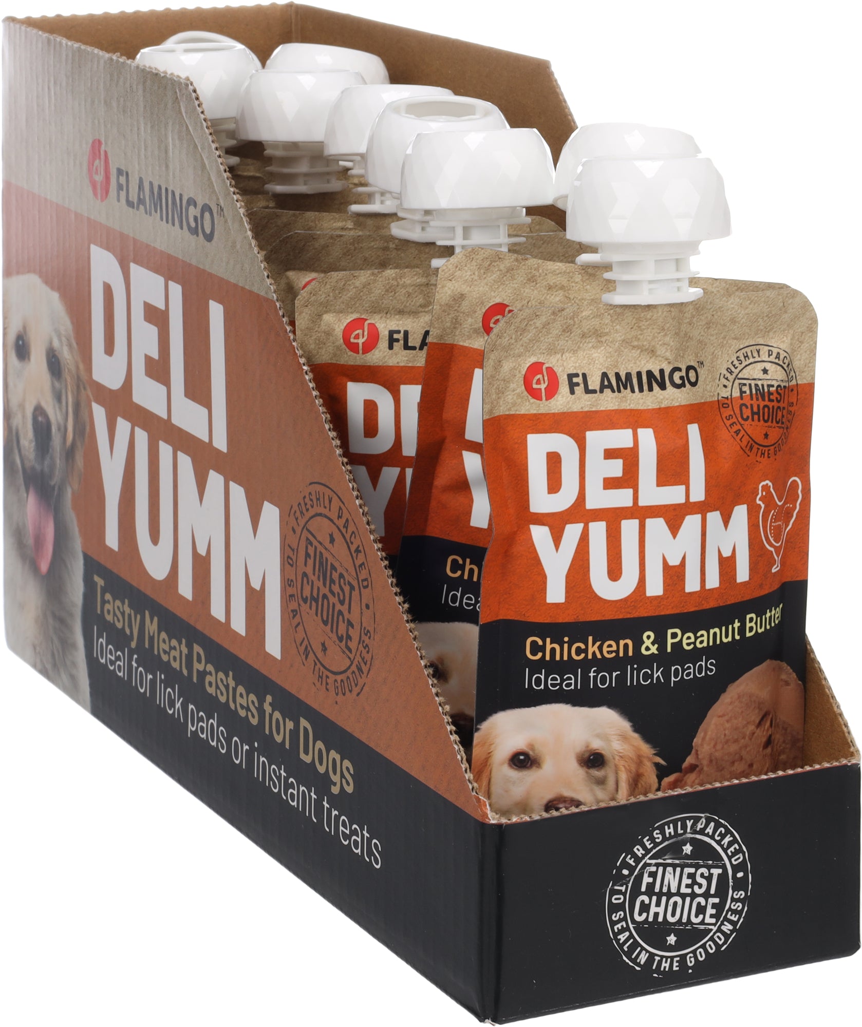 Pâté Deli Yumm avec poulet & Beurre de cacahuète pour chien