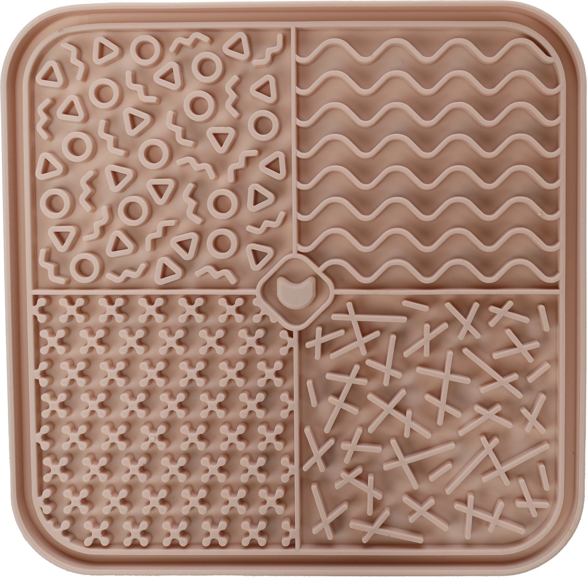 Tapis à lécher carré pour chien et chat