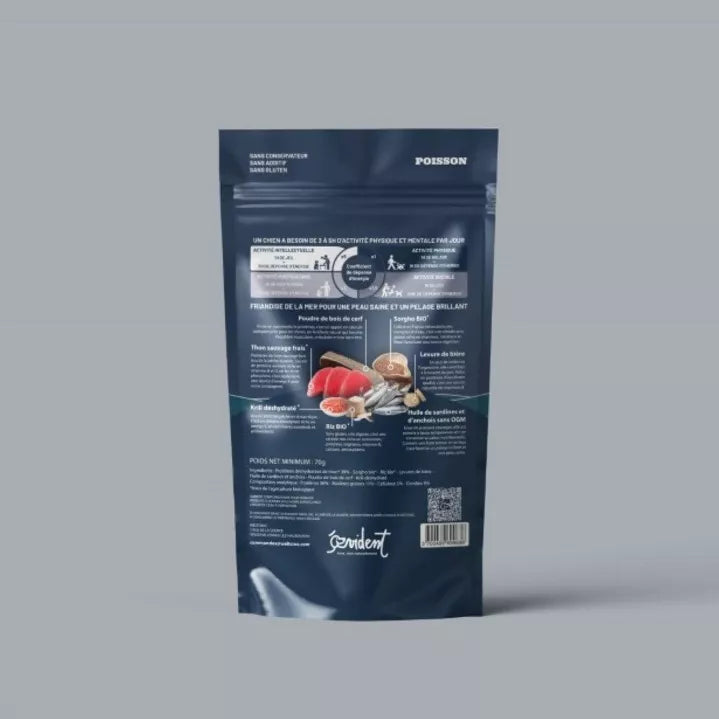 Friandises feuilletés de poisson pour chien et chat