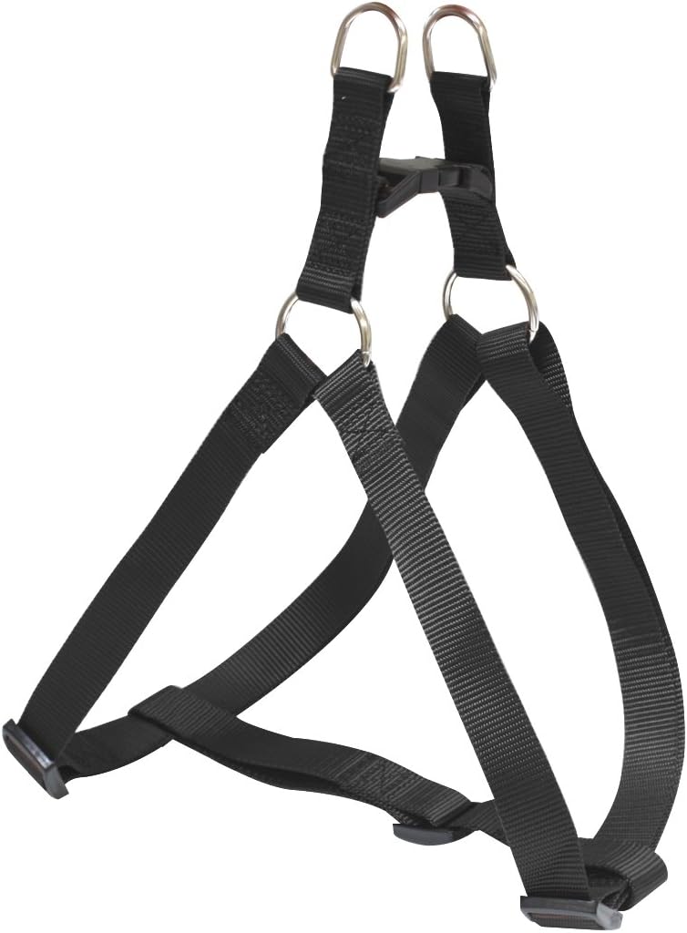 Harnais baudrier noir pour chien