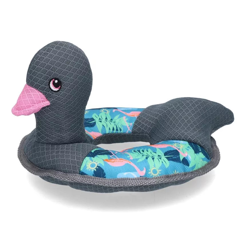 Canard rafraîchissant pour chien CoolPets Ring O'Ducky Flamingo