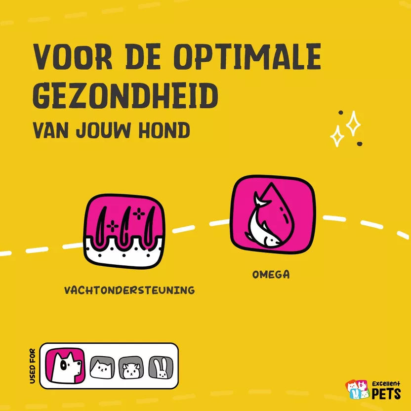 Huile de saumon pour chien Excellent Pets 500 ml