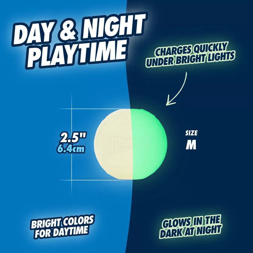 Balle lumineuse pour chien Chuckit! Max Glow