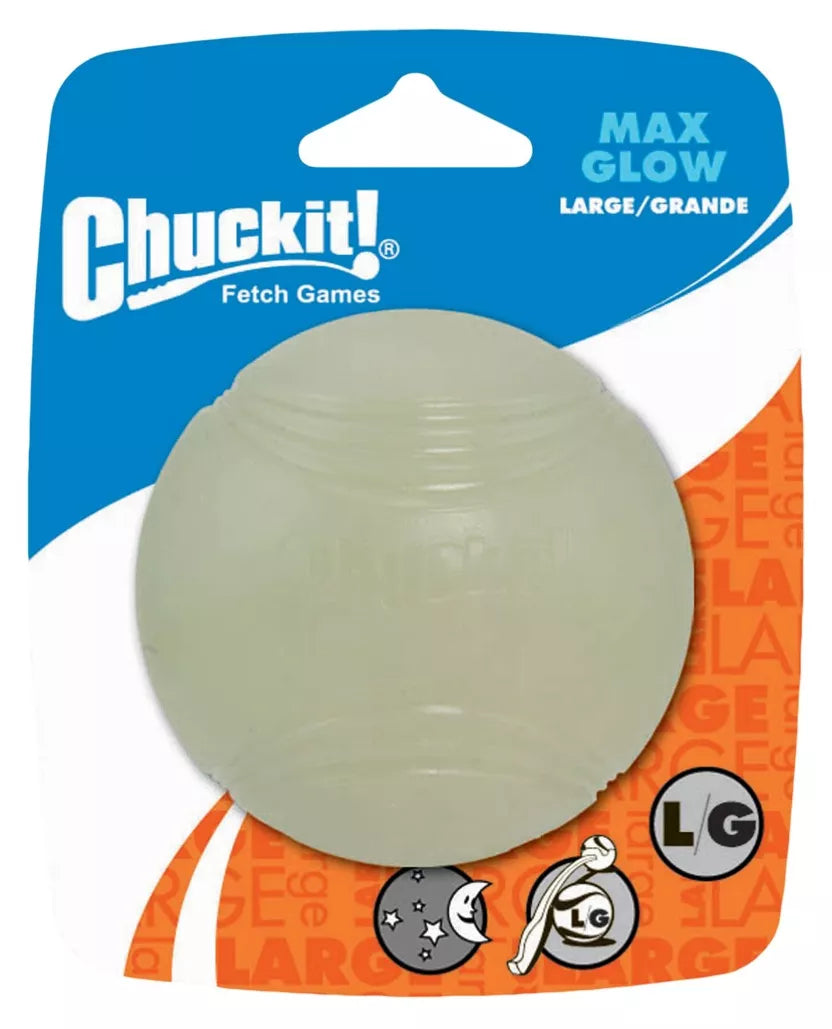 Balle lumineuse pour chien Chuckit! Max Glow