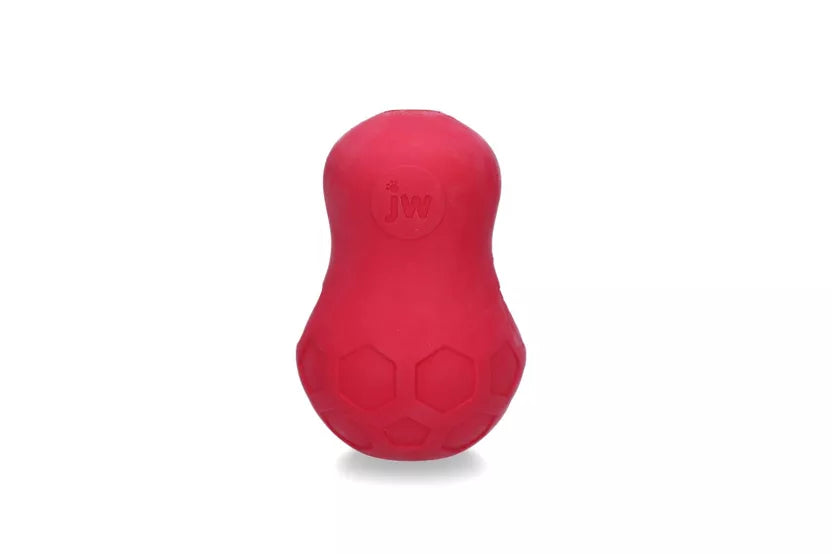 Jouet JW Tumble Teez pour chien - Taille M Rouge
