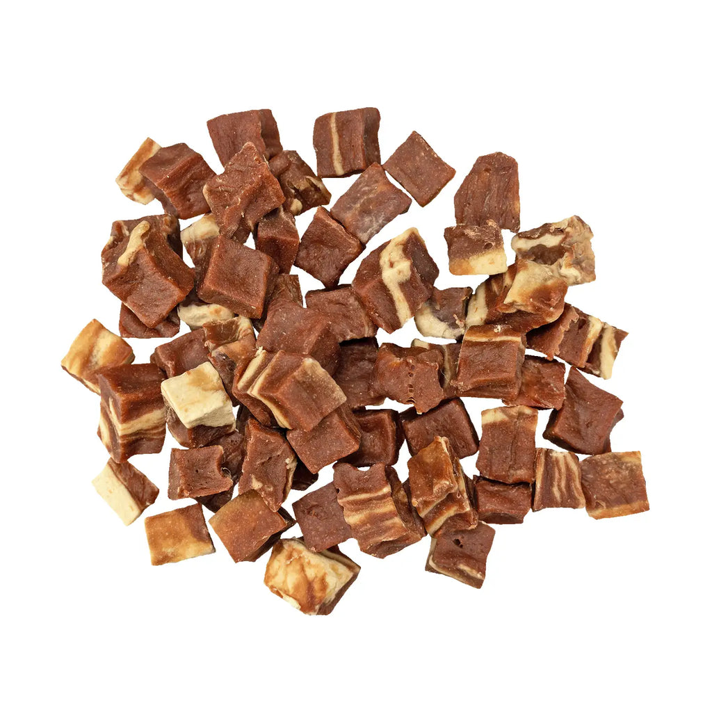 Cubes de bœuf et poisson pour chiots et chiens Braaaf Soft Snack
