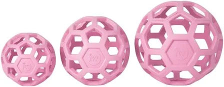 Balle pour chien JW Hol-ee Roller Rose - Solution de Stimulation Mentale